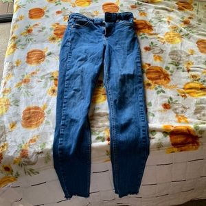 Top shop high waisted moto jeans 26w 32l skinny jeans